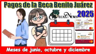 Pagos de la Beca Benito Juárez 2025: Meses de junio, octubre y diciembre 