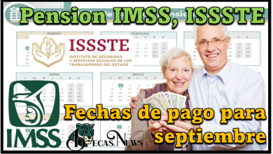 Pension IMSS, ISSSTE: Fechas de pago para septiembre
