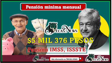 Pensión IMSS, ISSSTE: Pensión mínima mensual