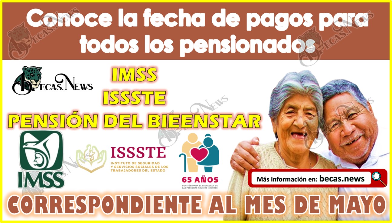 ¿Cuándo es la fecha de pagos para pensionados del IMSS, ISSSTE y Bienestar?