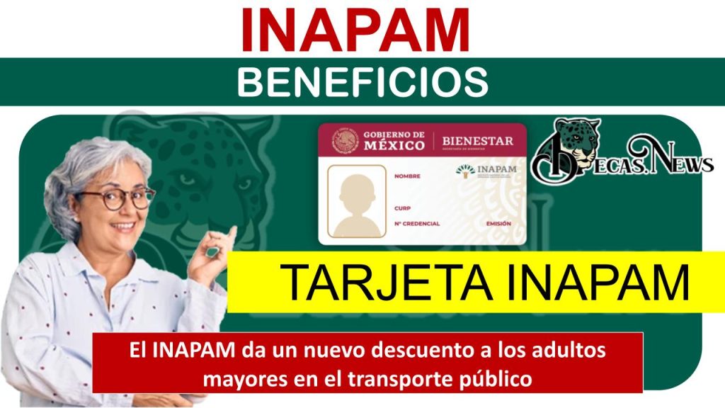 El INAPAM da un nuevo descuento a los adultos mayores en el transporte público
