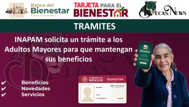 INAPAM solicita un trámite a los Adultos Mayores para que mantengan sus beneficios