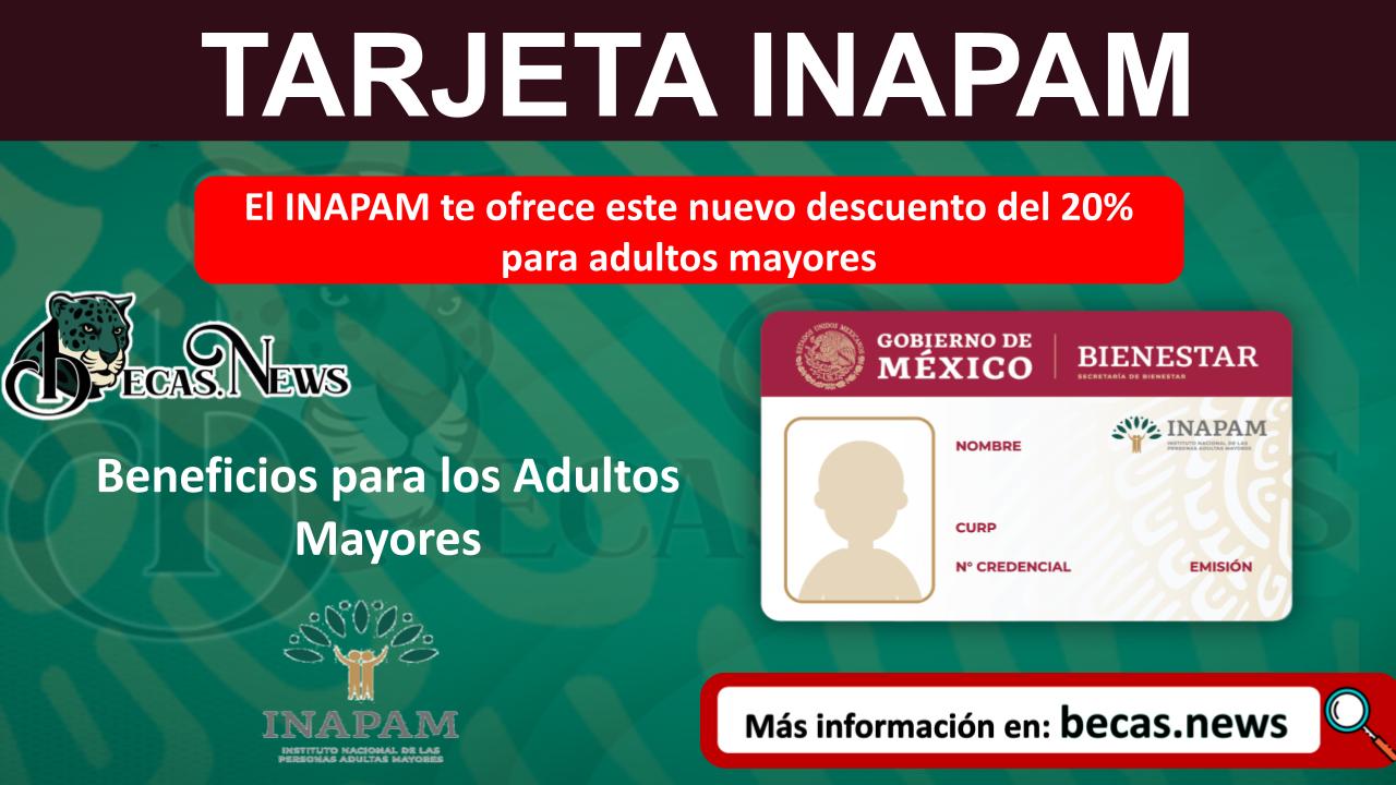 El INAPAM te ofrece este nuevo descuento del 20% para adultos mayores