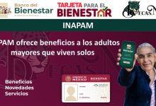 INAPAM ofrece beneficios a los adultos mayores que viven solos