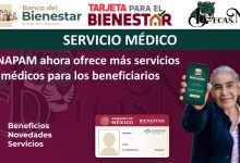 El INAPAM ahora ofrece más servicios médicos para los beneficiarios