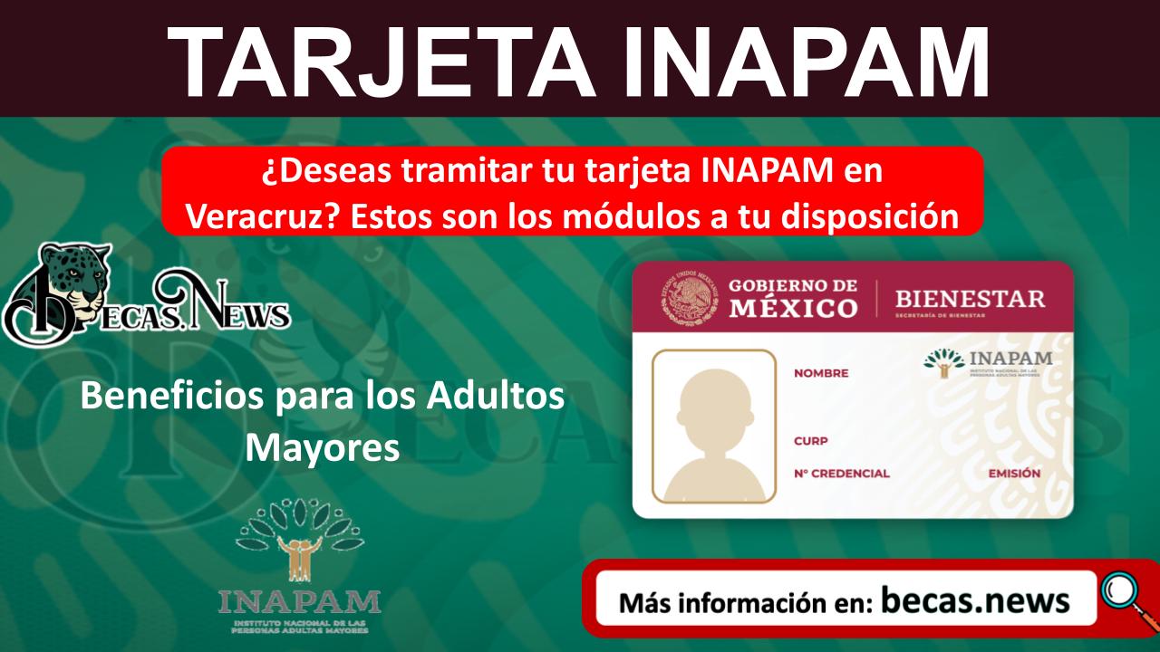 ¿Deseas tramitar tu tarjeta INAPAM en Veracruz? Estos son los módulos a tu disposición