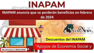 INAPAM anuncia que se perderán beneficios en febrero de 2024