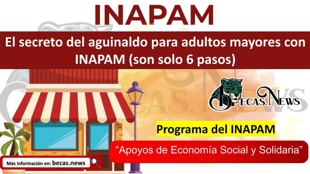 El secreto del aguinaldo para adultos mayores con INAPAM (son solo 6 pasos)