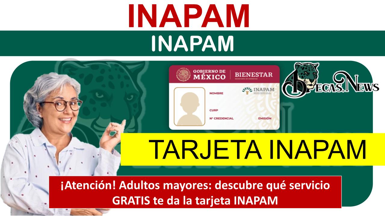 ▷ ¡Atención! Adultos mayores: descubre qué servicio GRATIS te da la tarjeta INAPAM » 2025 BECAS.NEWS 🥇 ¡Atención! Adultos mayores: descubre qué servicio GRATIS te da la tarjeta INAPAM
