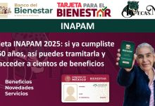 Tarjeta INAPAM 2025: si ya cumpliste 60 años, así puedes tramitarla y acceder a cientos de beneficios