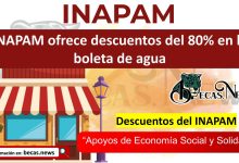 INAPAM ofrece descuentos del 80% en la boleta de agua