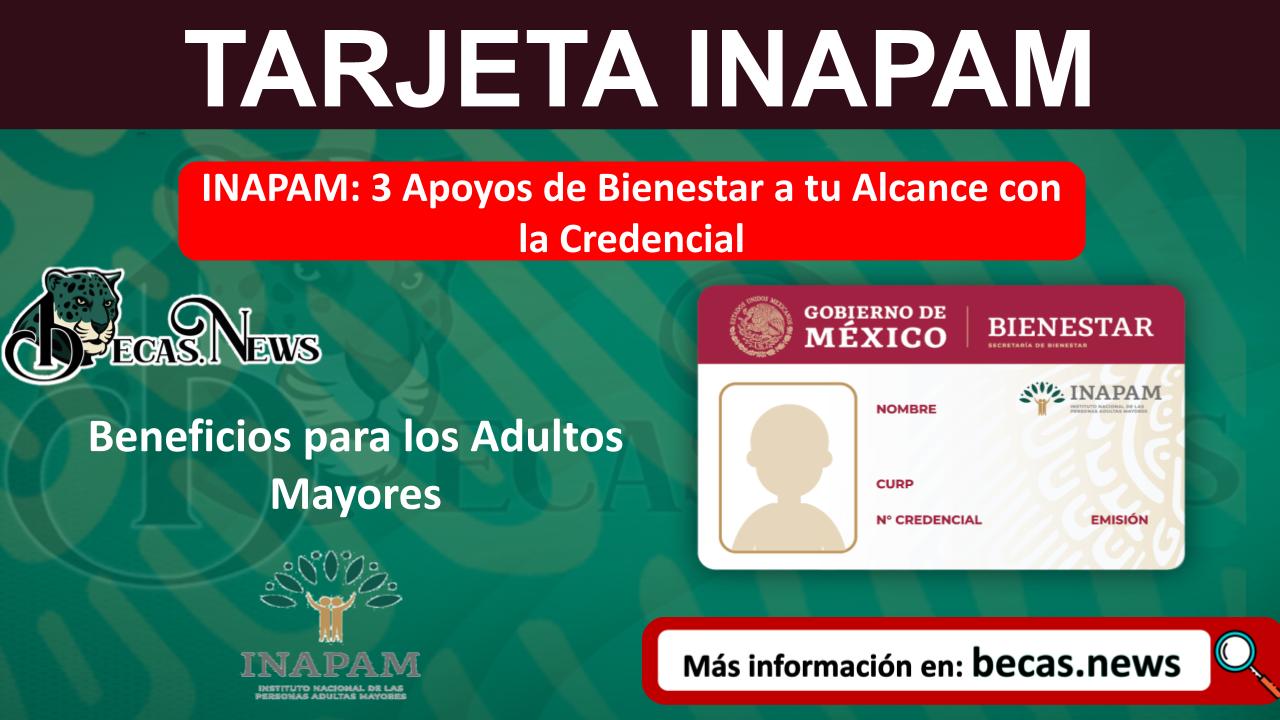 INAPAM: 3 Apoyos de Bienestar a tu Alcance con la Credencial