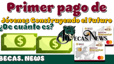 Primer pago de Jóvenes Construyendo el Futuro | ¿De cuánto es?