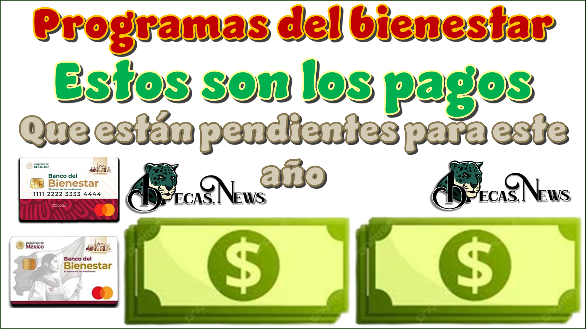 ▷ Programas del bienestar | Estos son los pagos qué están pendientes para este año » 2025 BECAS.NEWS 🥇 Programas del bienestar | Estos son los pagos qué están pendientes para este año
