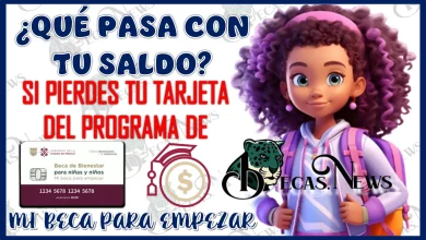 ¿QUÉ PASA CON TU SALDO SI PIERDES TU TARJETA DEL PROGRAMA DE MI BECA PARA EMPEZAR?