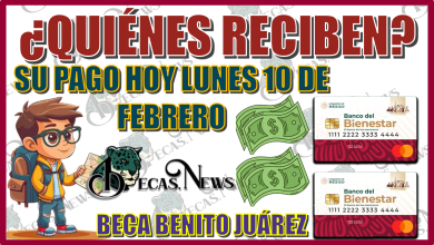 ¿QUIÉNES RECIBEN SU PAGO HOY LUNES 10 DE FEBRERO? | BECA BENITO JUÁREZ 