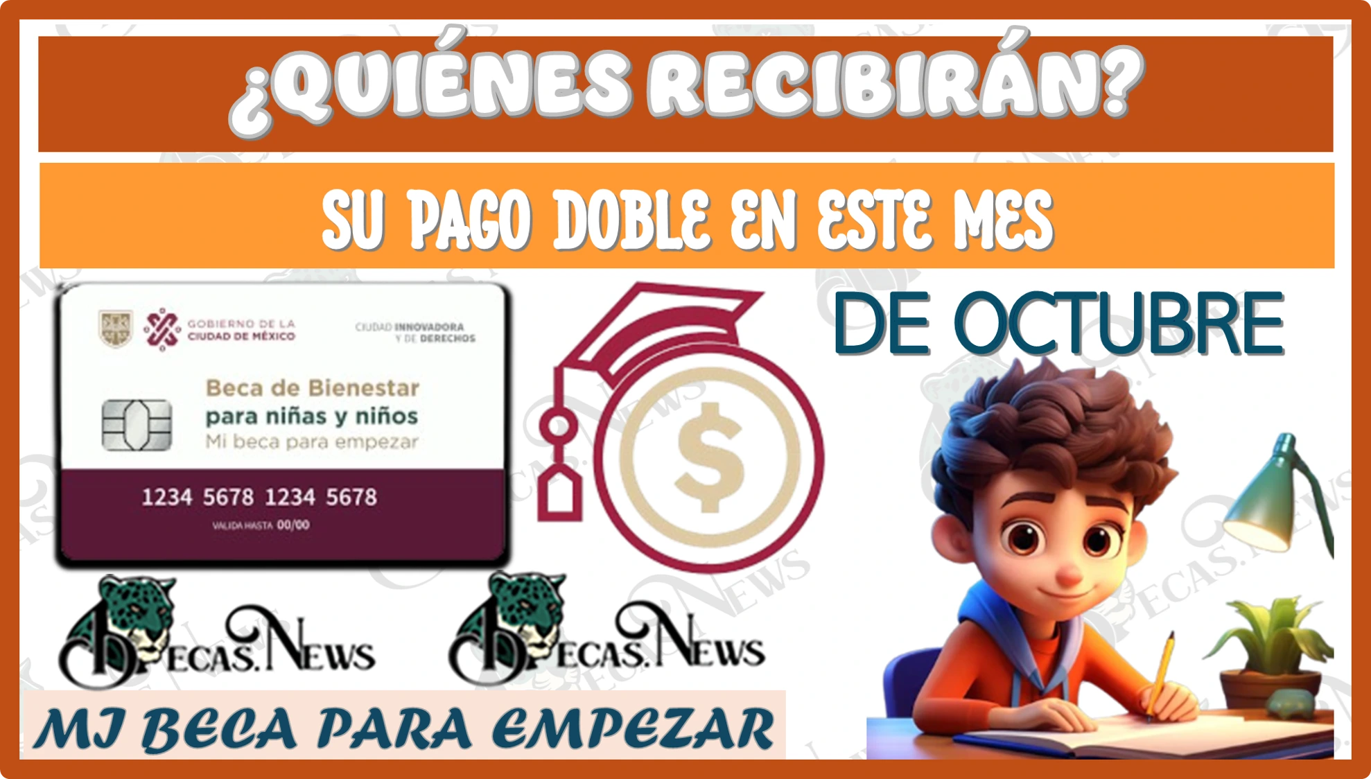 ¿QUIÉNES RECIBIRÁN SU PAGO DOBLE EN ESTE MES DE OCTUBRE?… MI BECA PARA EMPEZAR 