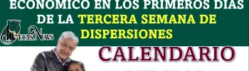 Qué beneficiarios serán los primeros en recibir su apoyo economico en los primeros días de la tercera semana de dispersiones | Calendario Oficial 