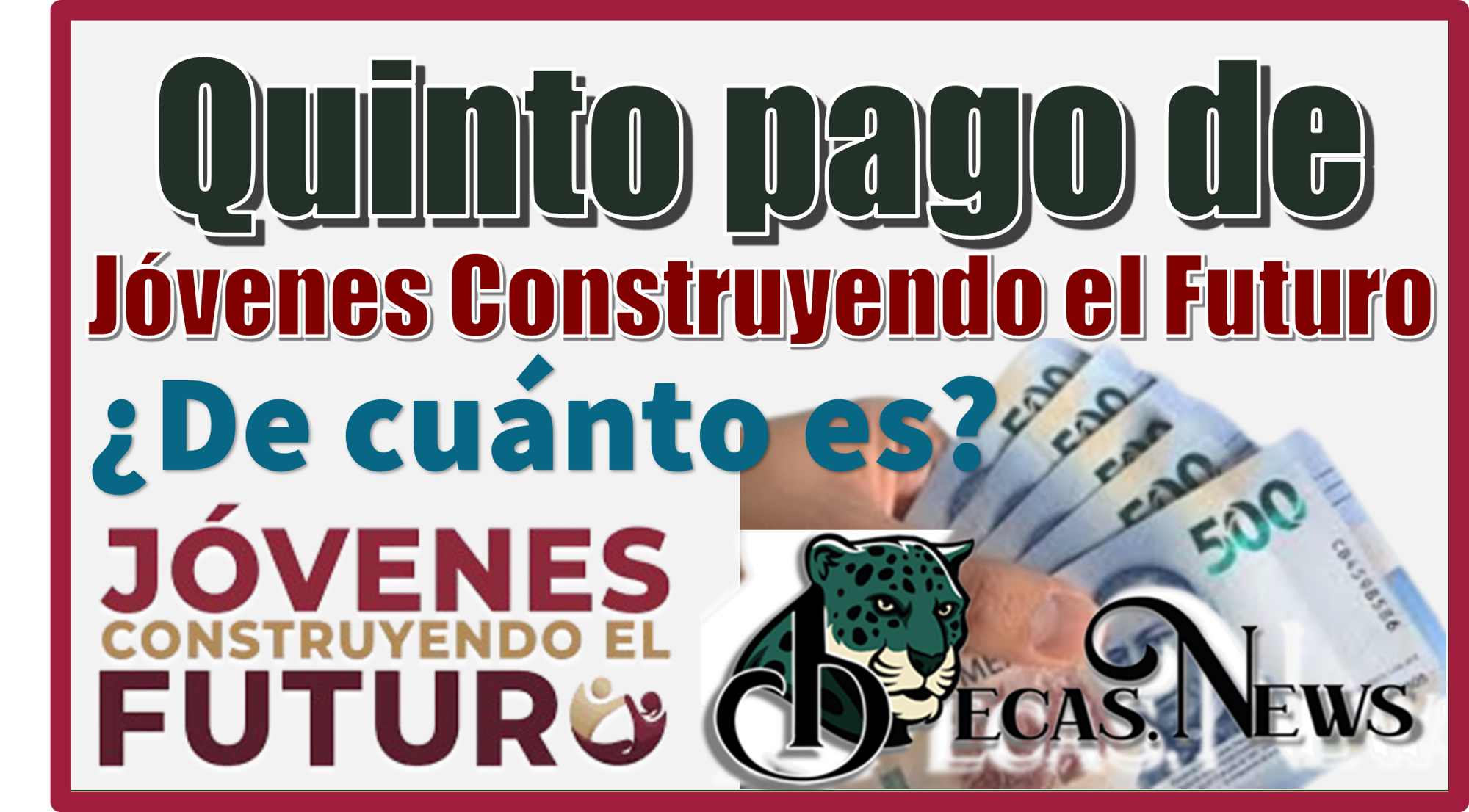 ▷ Quinto pago de Jóvenes Construyendo el Futuro | ¿De cuánto es? » 2025 BECAS.NEWS 🥇 Quinto pago de Jóvenes Construyendo el Futuro | ¿De cuánto es?