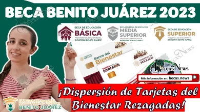 ¡Dispersión de Tarjetas del Bienestar Rezagadas a beneficiarios de las Becas Benito Juárez!