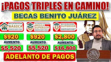 Pagos Triples en las Becas Benito Juárez