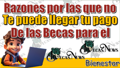 Razones por los que no te puede llegar tu pago de las Becas para el Bienestar