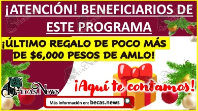 Beneficiarios de este programa atentos: ¡Último regalo de poco más de $6,000 pesos de AMLO en la última semana de diciembre!