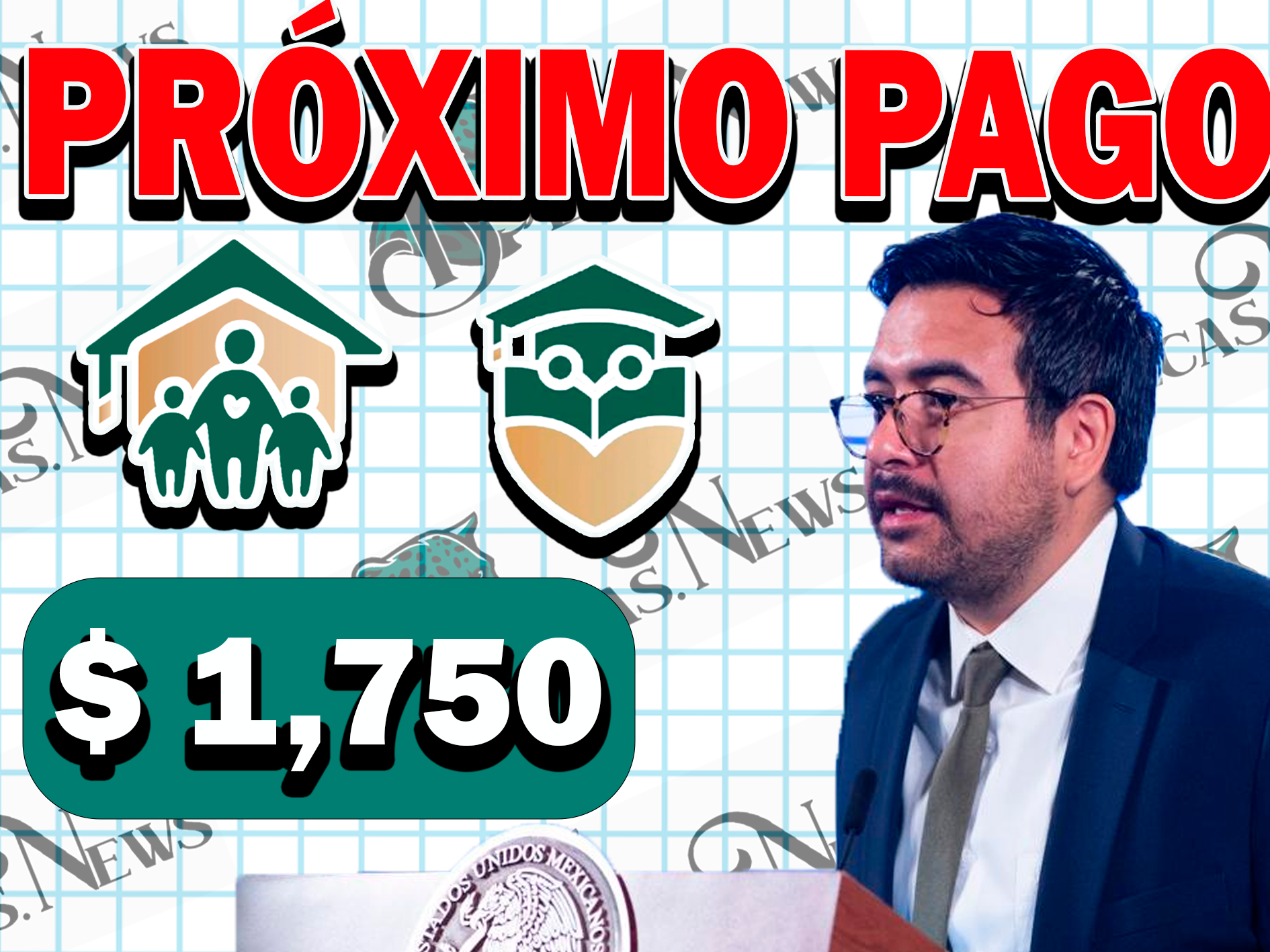 FECHA DEL PRÓXIMO DEPÓSITO DE $ 1,750 MENSUALES| ¡ENTERATE!