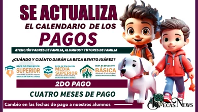 SE ACTUALIZA EL CALENDARIO DE LOS PAGOS DE LA BECA BENITO JUÁREZ 