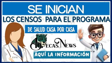 SE INICIAN LOS CENSOS PARA EL PROGRAMA DE SALUD CASA POR CASA | AQUÍ LA INFORMACIÓN 