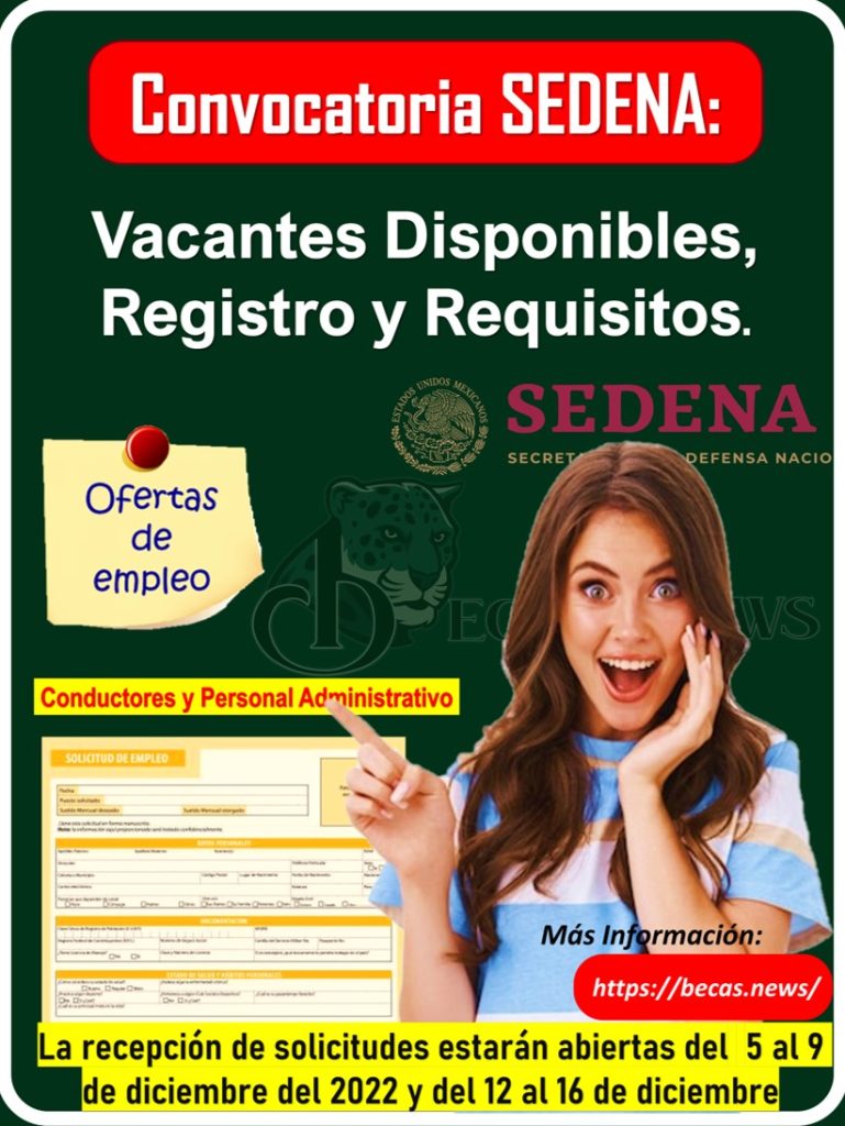 Convocatoria de la SEDENA vacantes disponibles, registro y requisitos
