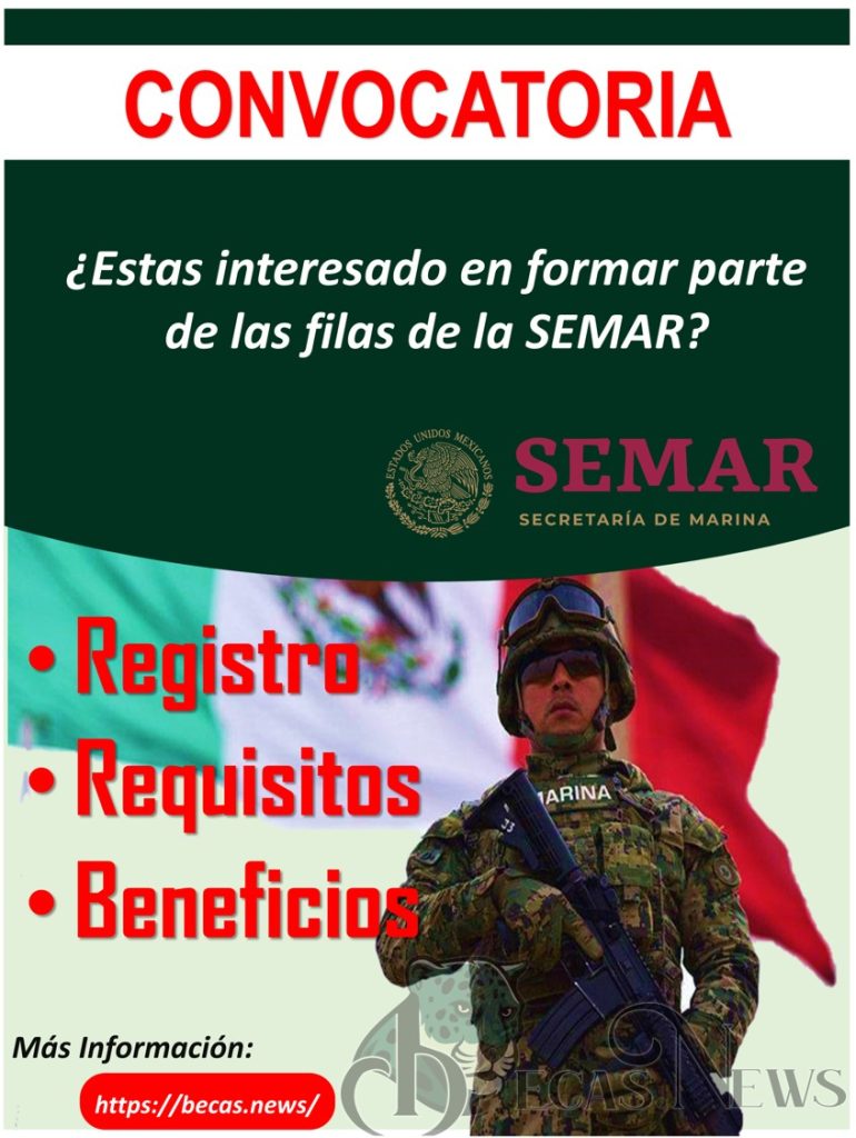 Convocatoria de la SEMAR: registro y requisitos.