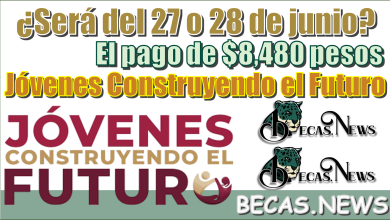 ¿Será el 27 o 28 de junio el pago de $8,480 pesos? | Jóvenes Construyendo el Futuro