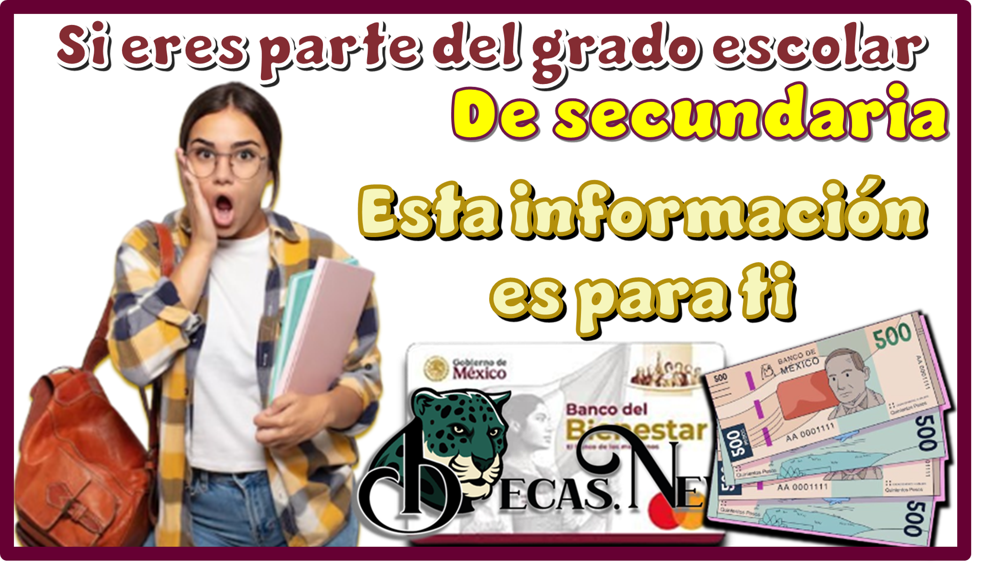 ▷ Si eres parte del grado escolar de secundaria esta información es para ti » 2025 BECAS.NEWS 🥇 Si eres parte del grado escolar de secundaria esta información es para ti