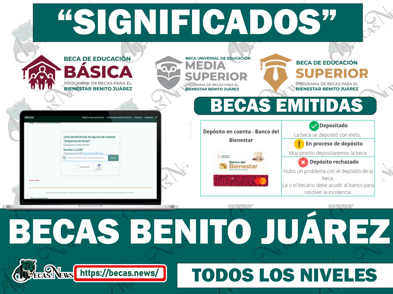 Significado de los Estados de Pago en las Becas Benito Juárez a través de la Tarjeta Bienestar