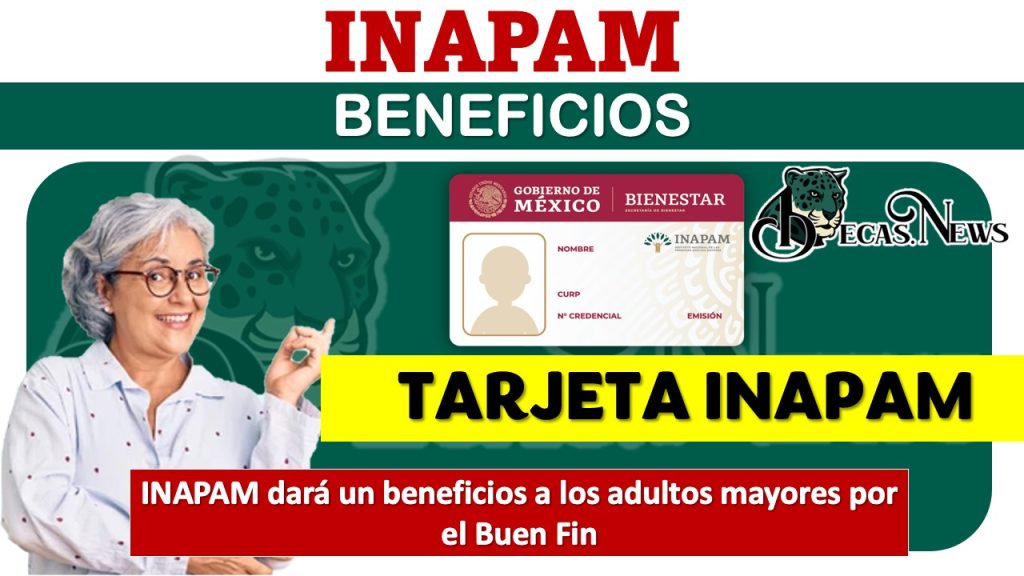 INAPAM dará un beneficios a los adultos mayores por el Buen Fin
