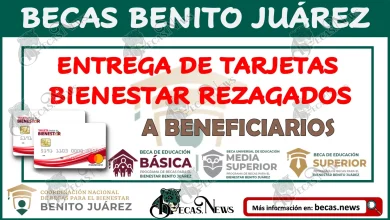 ¡Dispersión de Tarjetas del Bienestar Rezagadas! A becarios de las Becas Benito Juárez