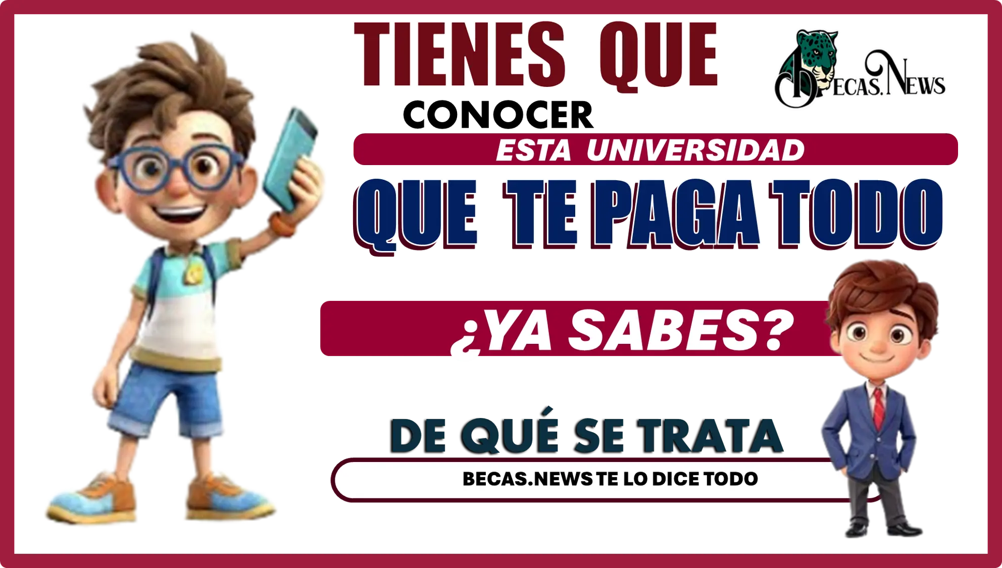 TIENES QUE CONOCER ESTA UNIVERSIDAD QUE TE PAGA TODO...¿YA SABES DE QUÉ SE TRATA?