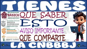 TIENES QUE SABER ESTO...AVISO IMPORTANTE QUE COMPARTE LA CNBBBJ 