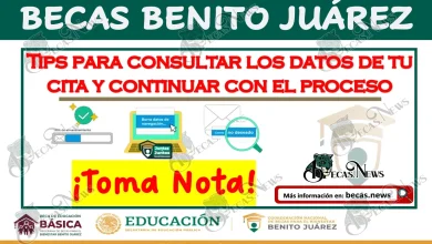 Becas Benito Juárez de Educación Básica 2024| Tips para consultar los datos de tu cita y continuar con el proceso ¡Toma Nota!