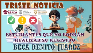 TRISTE NOTICIA SOBRE LA PRÓXIMA INCORPORACIÓN A LA BECA BENITO JUÁREZ  CONOCE QUIÉNES SERÁN LOS ESTUDIANTES QUE NO PODRÁN REALIZAR SU REGISTRO