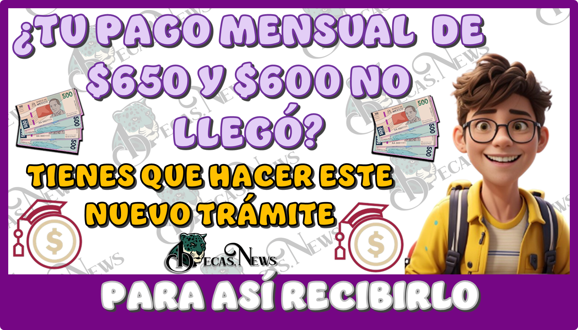 ¿TU PAGO MENSUAL DE $650 Y $600 NO LLEGÓ? | TIENES QUÉ HACER ESTE NUEVO TRÁMITE PARA ASÍ RECIBIRLO 