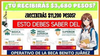 ¿TÚ RECIBIRÁS $3,680? ¿RECIBIRÁS $11,200 PESOS?...ESTO DEBES SABER DEL OPERATIVO DE PAGO DE LA BECA BENITO JUÁREZ