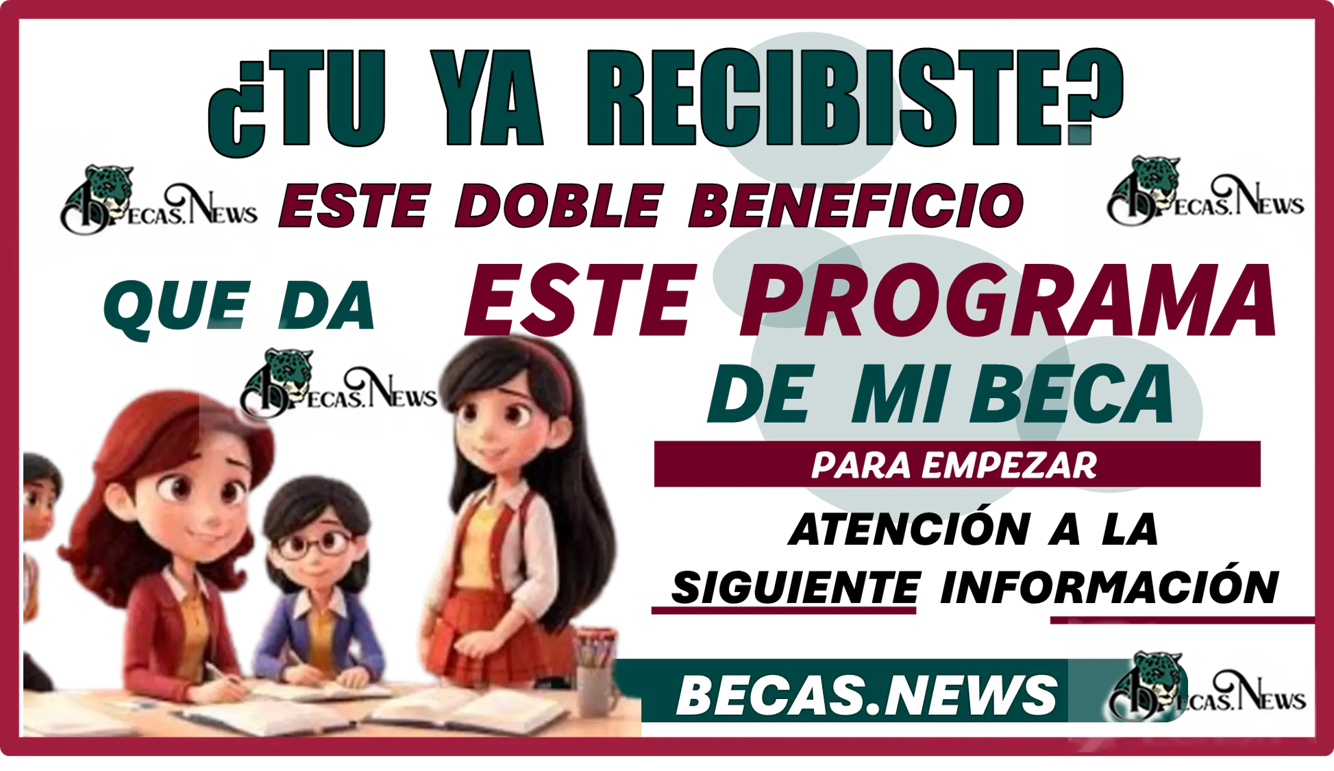 ¿TU YA RECIBISTE ESTE DOBLE BENEFICIO QUE DA ESTE PROGRAMA DE MI BECA PARA EMPEZAR?