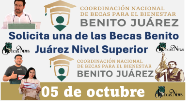 Tienes hasta el 5 de octubre para poder solicitar una de las Becas Benito Juárez Nivel Superior 