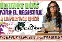 ÚLTIMOS DÍAS PARA EL REGISTRO A LA PREPA EN LÍNEA… NO DEJES PASAR ESTA OPORTUNIDAD 