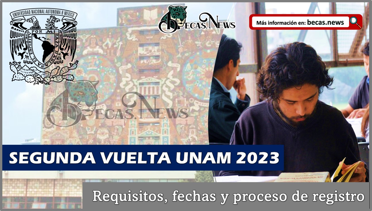 ▷▷ UNAM Segunda Vuelta 2023: ¿Cuándo Sale La Convocatoria Y Como Hacer El  Registro? ?【 Abril 2023】