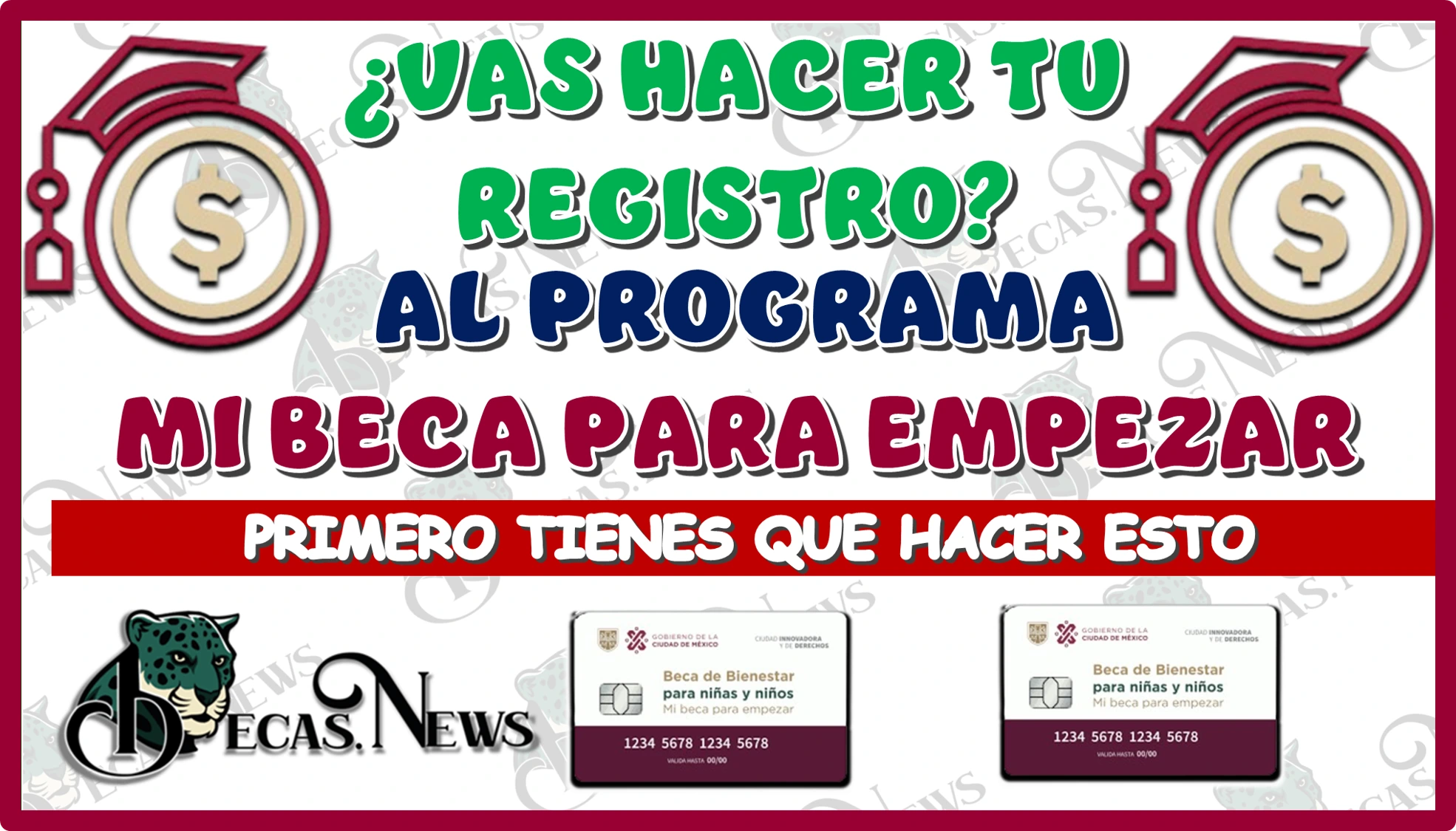 VAS HACER TU REGISTRO AL PROGRAMA DE MI BECA PARA EMPEZAR...PRIMERO TIENES QUÉ HACER ESTO (1)