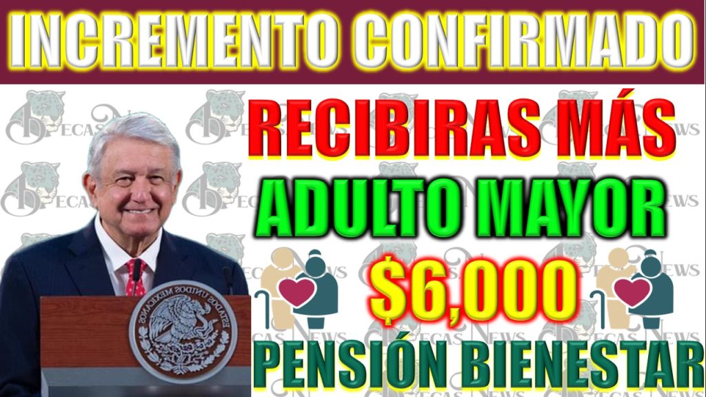 Anuncio Oficial: Incremento del Apoyo Económico de la Pensión Bienestar para Adultos Mayores en 2024