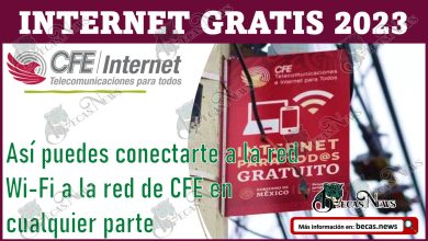 INTERNET GRATIS 2023 | Así puedes conectarte a la red Wi-Fi a la red de CFE en cualquier parte